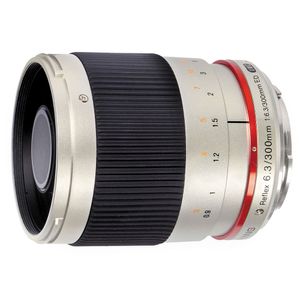 Samyang 300mm Reflex F/6.3 Canon EOS M zilver