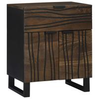 Nachtkastje Walnotenhout 50 x 33 x 60 cm massief mangohout