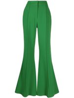 Elie Saab pantalon évasé à taille haute - Vert - thumbnail