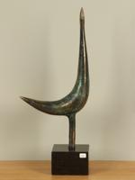 Kunstwerk uit brons Vogel, 31 cm