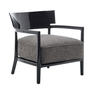 Kartell Cara Fauteuil Fancy - Zwart/Beige Kartell Cara Fauteuil Fancy - Zwart/Beige