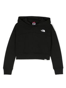 The North Face Kids hoodie en coton à logo imprimé - Noir