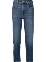 7 For All Mankind jean court à coupe skinny - Bleu