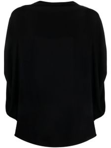 MM6 Maison Margiela blouse sans manches à col montant - Noir