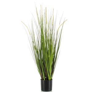 Kunstplant groen gras sprieten 90 cm.