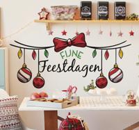 Kerststickers fijne feestdagen