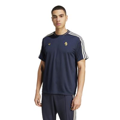 adidas Juventus Icon T-Shirt Donkerblauw Wit Goud