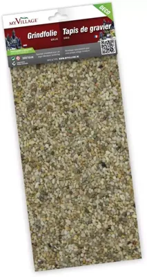 My Village Grindfolie grijs 30x14 cm
