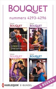 Bouquet e-bundel nummers 4293 - 4296 - Lynne Graham, Melanie Milburne, Abby Green, Chantelle Shaw - ebook