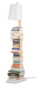 its about RoMi Vloerlamp 'Cambridge' met plankjes, kleur Wit