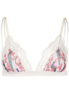 Dolci Follie soutien-gorge imprimé - Blanc