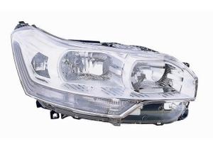 Koplamp rechts met knipperlicht tot 10/'10 H7+H7+H1 0963962