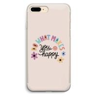 Happy days: iPhone 7 Plus Transparant Hoesje - thumbnail