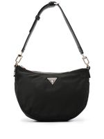 GUESS USA sac porté épaule Eco Gemma à plaque logo - Noir