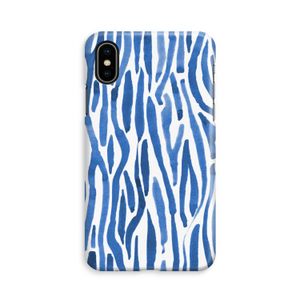 Blauwe nerven: iPhone Xs Volledig Geprint Hoesje