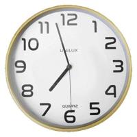 Wandklok unilux baltic hout wit