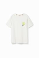 T-shirt met korte mouw en zon - WHITE - XL T-shirt met korte mouw en zon - WHITE - XL