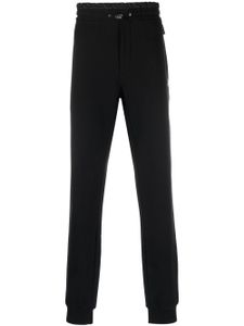 Philipp Plein pantalon de jogging à patch logo - Noir