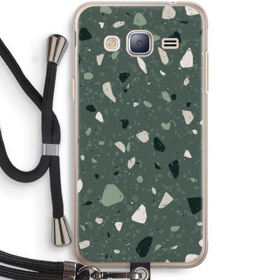 Terrazzo N°19: Samsung Galaxy J3 (2016) Transparant Hoesje met koord