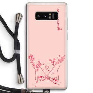 Best Friends: Samsung Galaxy Note 8 Transparant Hoesje met koord