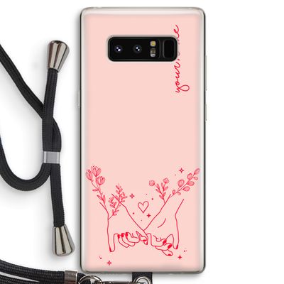 Best Friends: Samsung Galaxy Note 8 Transparant Hoesje met koord