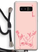 Best Friends: Samsung Galaxy Note 8 Transparant Hoesje met koord