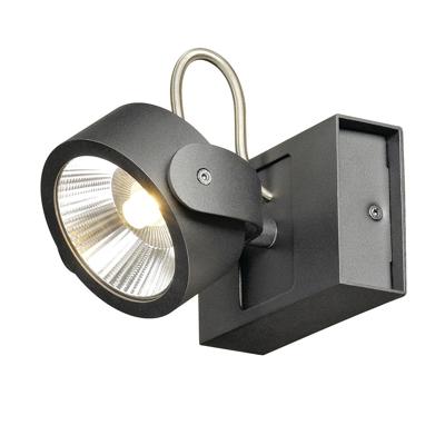 SLV Richtbare spotKalu Led 13cm - 17w - 3000K zwart - 1000127