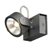 SLV Richtbare spotKalu Led 13cm - 17w - 3000K zwart - 1000127