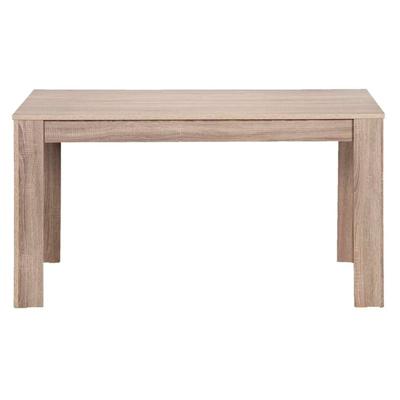 Leen Bakker - Eetkamertafel Sepp - Donker Eiken - 75x120x80 Cm - Spaanplaat - Bruin