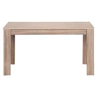 Leen Bakker - Eetkamertafel Sepp - Donker Eiken - 75x120x80 Cm - Spaanplaat - Bruin