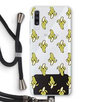 Bananas: Samsung Galaxy A70 Transparant Hoesje met koord