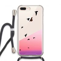 Fly away: iPhone 7 PLUS Transparant Hoesje met koord