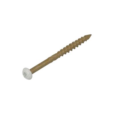 Dynaplus Gevelschroef Ar-Bronze Ck Witte Kop