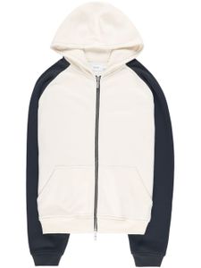 RHUDE hoodie zippé à empiècements - Noir