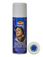 Glitterspray Blauw voor lichaam & haar (125ml) Glitterspray Blauw voor lichaam & haar (125ml)
