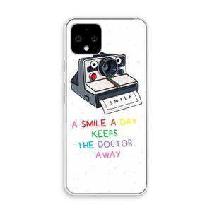 Smile: Pixel 4 Transparant Hoesje