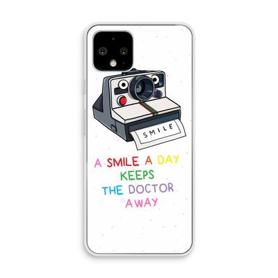 Smile: Pixel 4 Transparant Hoesje