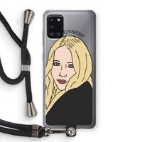 Mary Kate: Samsung Galaxy A31 Transparant Hoesje met koord