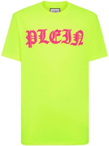 Philipp Plein t-shirt en coton à logo Gothic Plein - Jaune