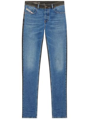 Diesel jean droit 1995 D-Sark à taille mi-haute - Bleu