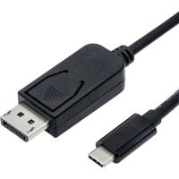 VALUE USB type C - DisplayPort adapterkabel, v1.2, M/M, 1 m