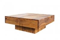 Salontafel BOLT 70cm sheesham hout - 43673