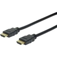 Digitus AK-330107-030-S HDMI-kabel HDMI Aansluitkabel HDMI-A-stekker, HDMI-A-stekker 3.00 m Zwart 4K UHD, Audio Return Channel (ARC), Vergulde steekcontacten - thumbnail