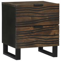 Nachtkastje Walnotenhout 40 x 33 x 46 cm massief mangohout
