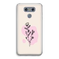 Roses are red: LG G6 Transparant Hoesje