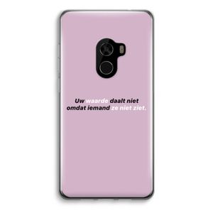 uw waarde daalt niet: Xiaomi Mi Mix 2 Transparant Hoesje