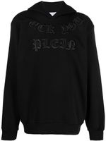 Philipp Plein hoodie à logo brodé Gothic Plein - Noir - thumbnail