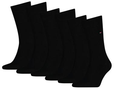 Tommy Hilfiger sokken 6-paar zwart