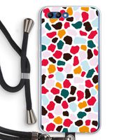 Colored Giraffe: Honor 10 Transparant Hoesje met koord