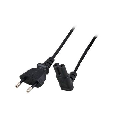ACT AK5008 230V Stroomkabel Euro Male/C7 Female (Angled Down) - 2 meter